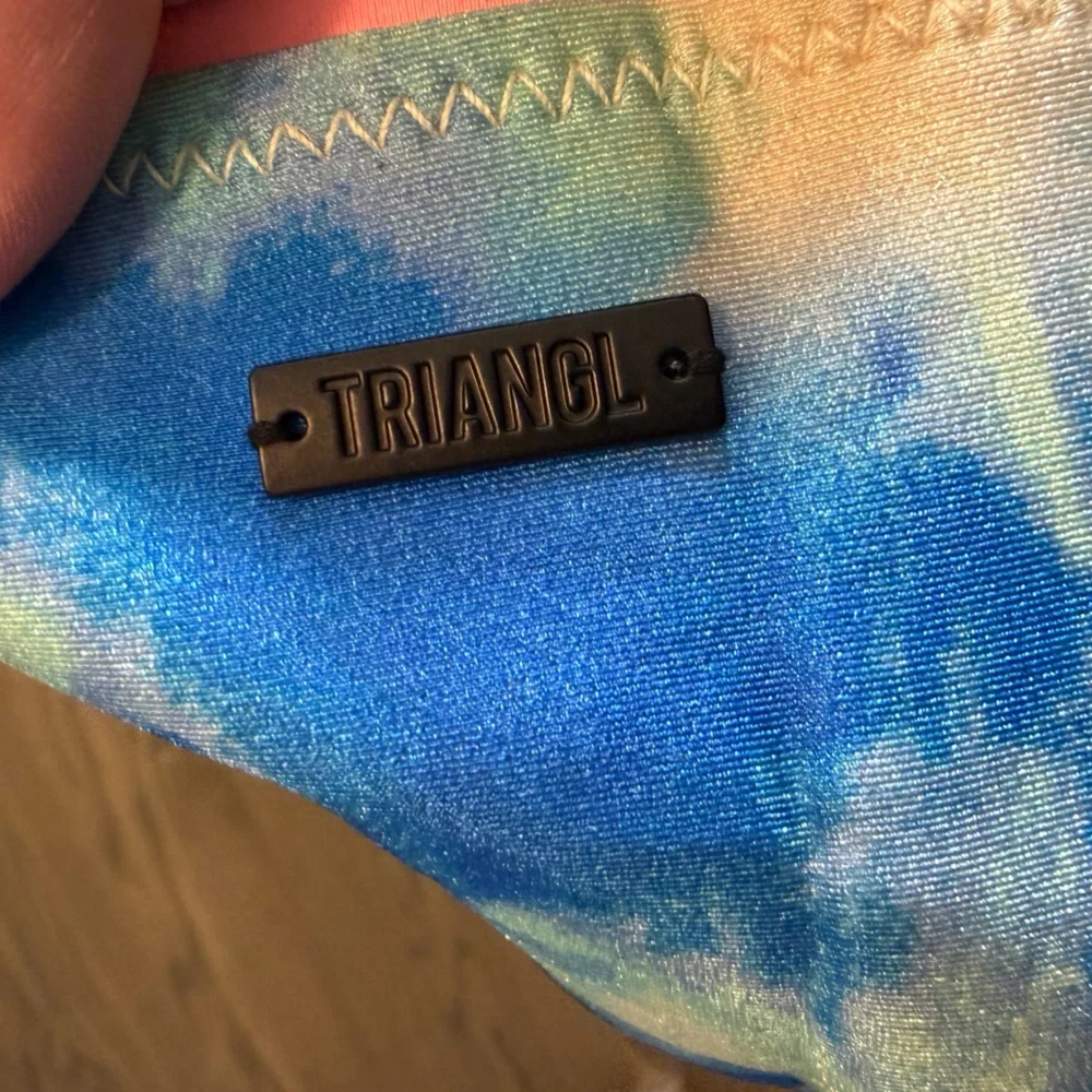 Triangl Swimwear Blue Tie-Dye Bikini Bottom